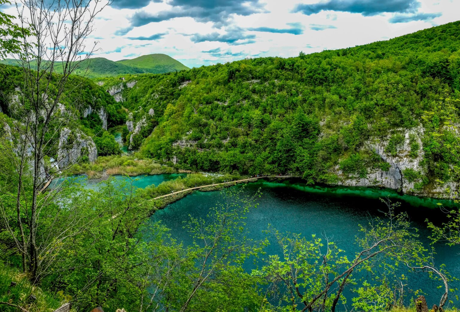 Plitvicu ezeru parkas plitvica kroatija