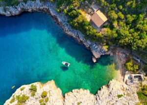 kateris Hvar salos įlankoje
